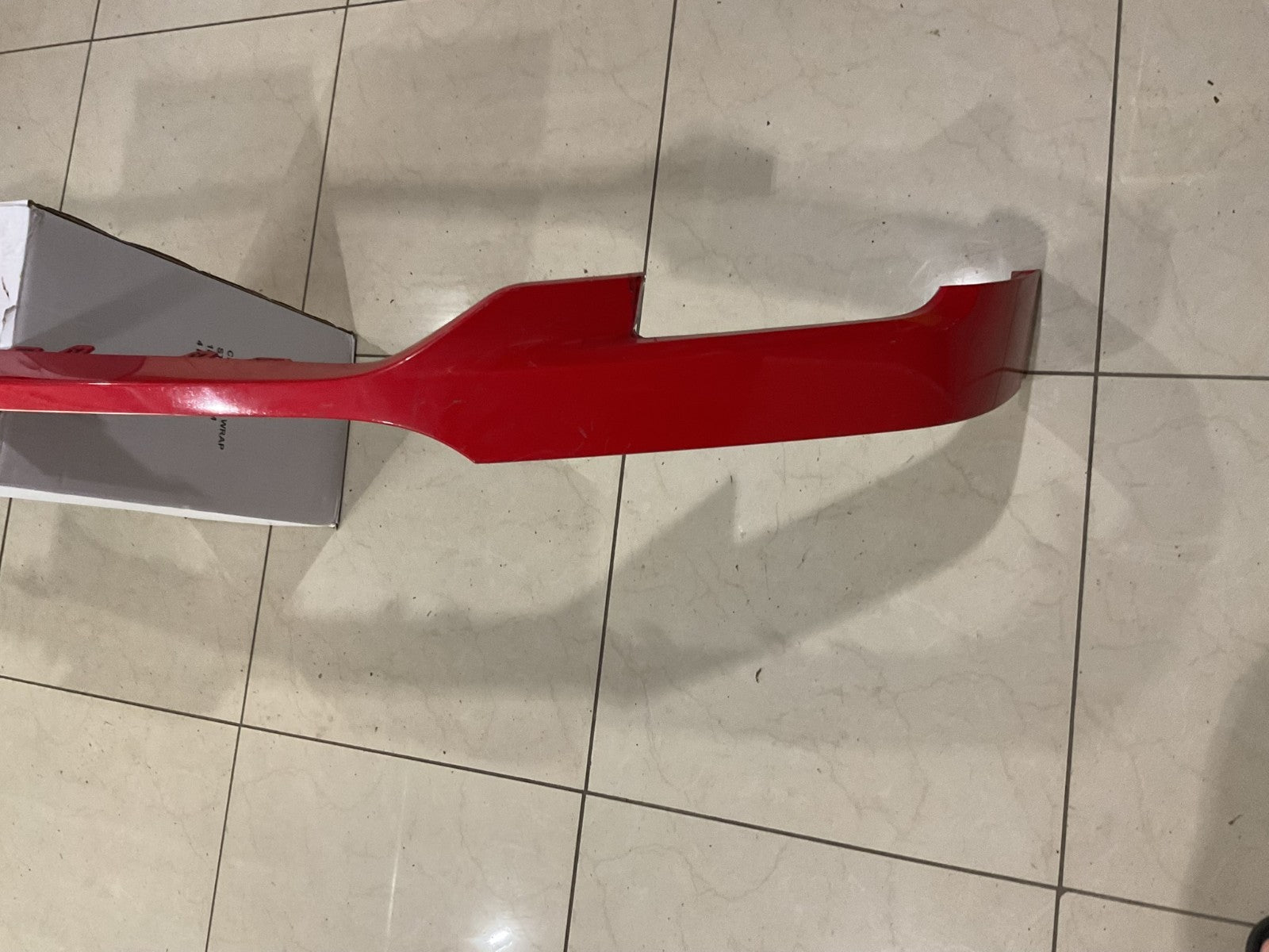 Front Bumper Upper Cover Molding Red 2021-2023 Ford F-150 F150 CAPA