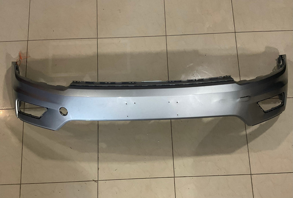 Front Bumper Cover Silver 2018-2021 Volkswagen Tiguan 5NN+807+221 OEM