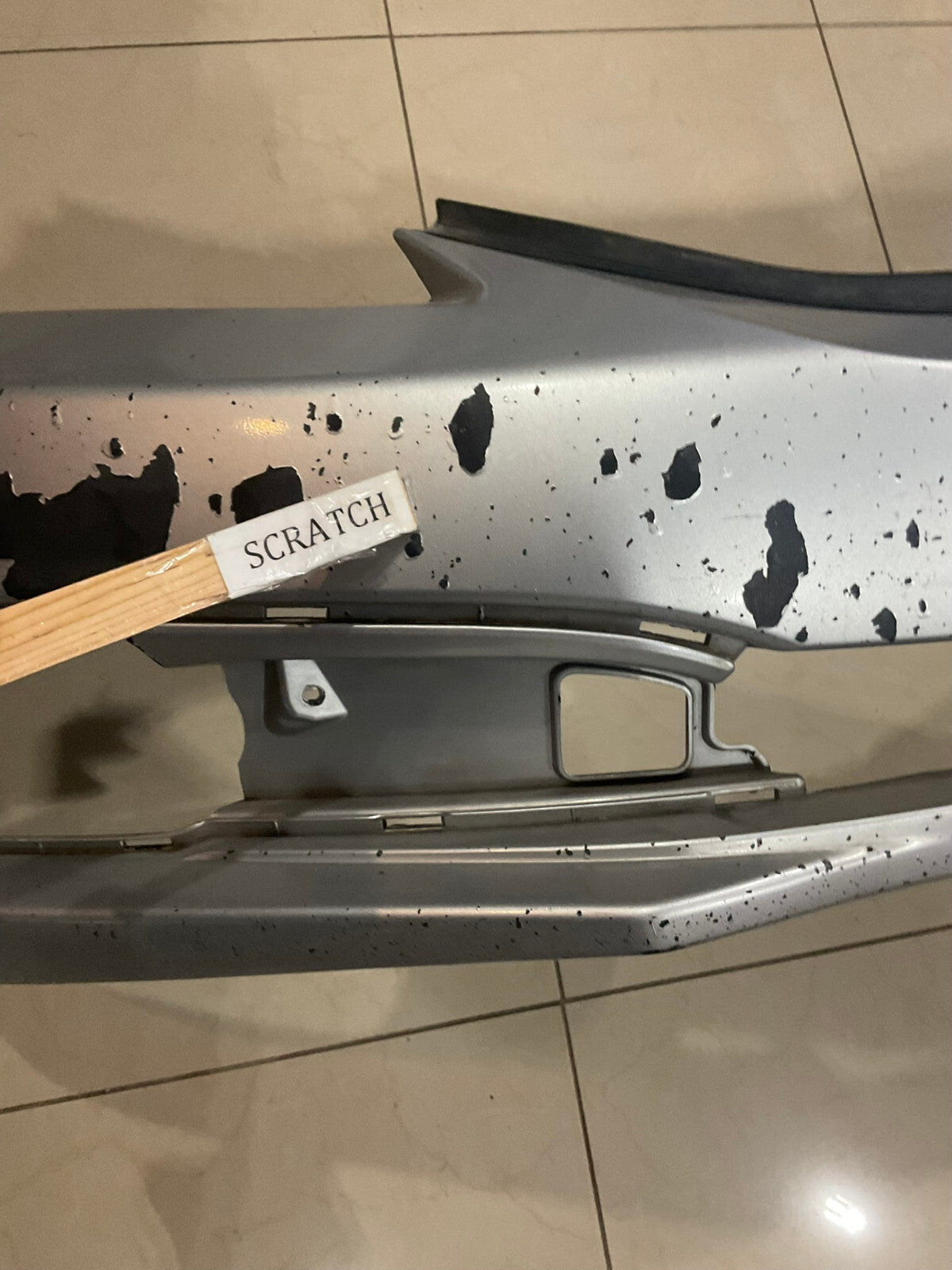 Front Bumper Cover Silver 2013-2015 Honda Civic EX EX-L LX Si Sedan CAPA