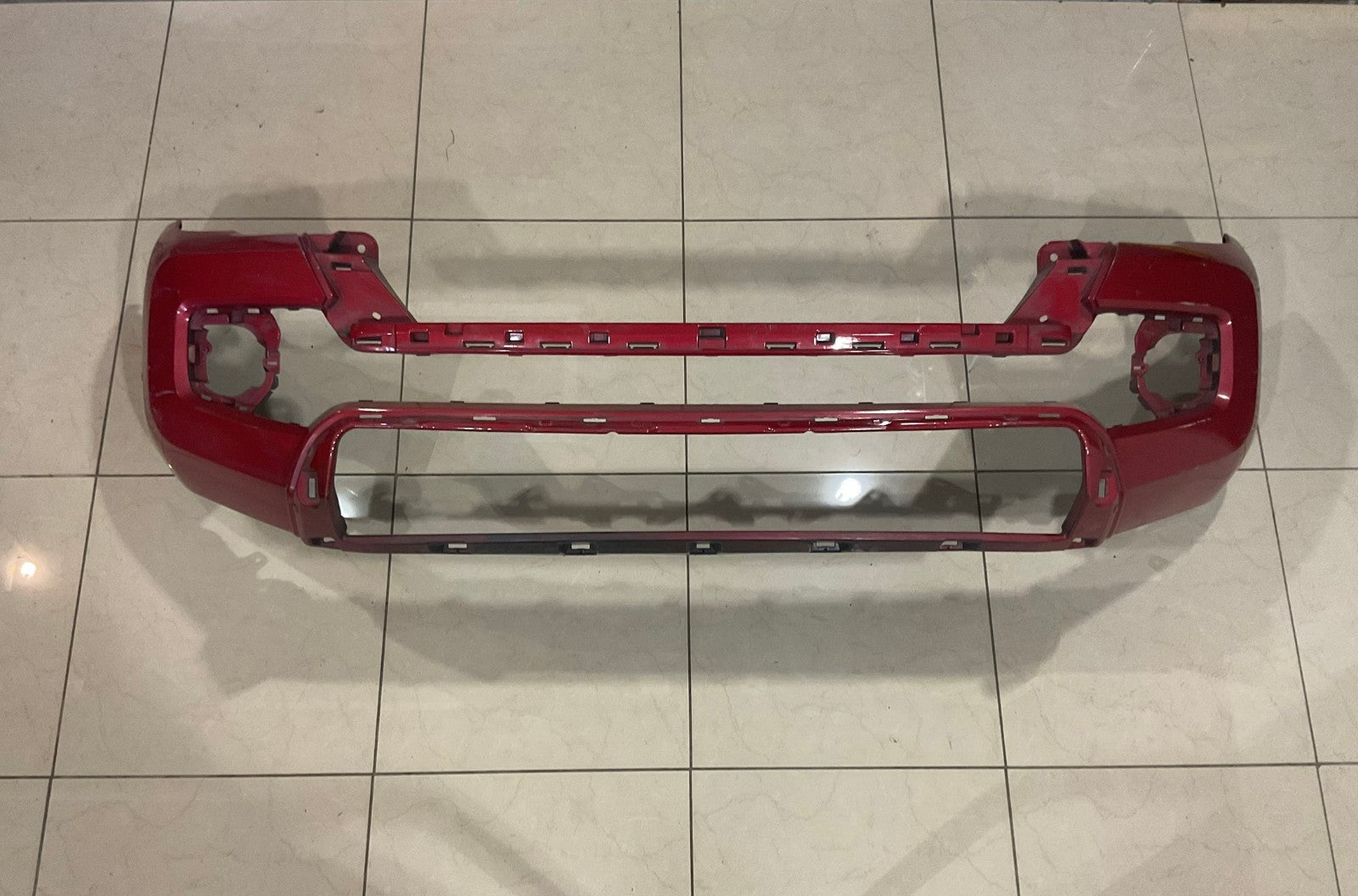 Front Bumper Cover Red Toyota Tacoma SR SR5 Ltd 16-19 52119+04220 OEM