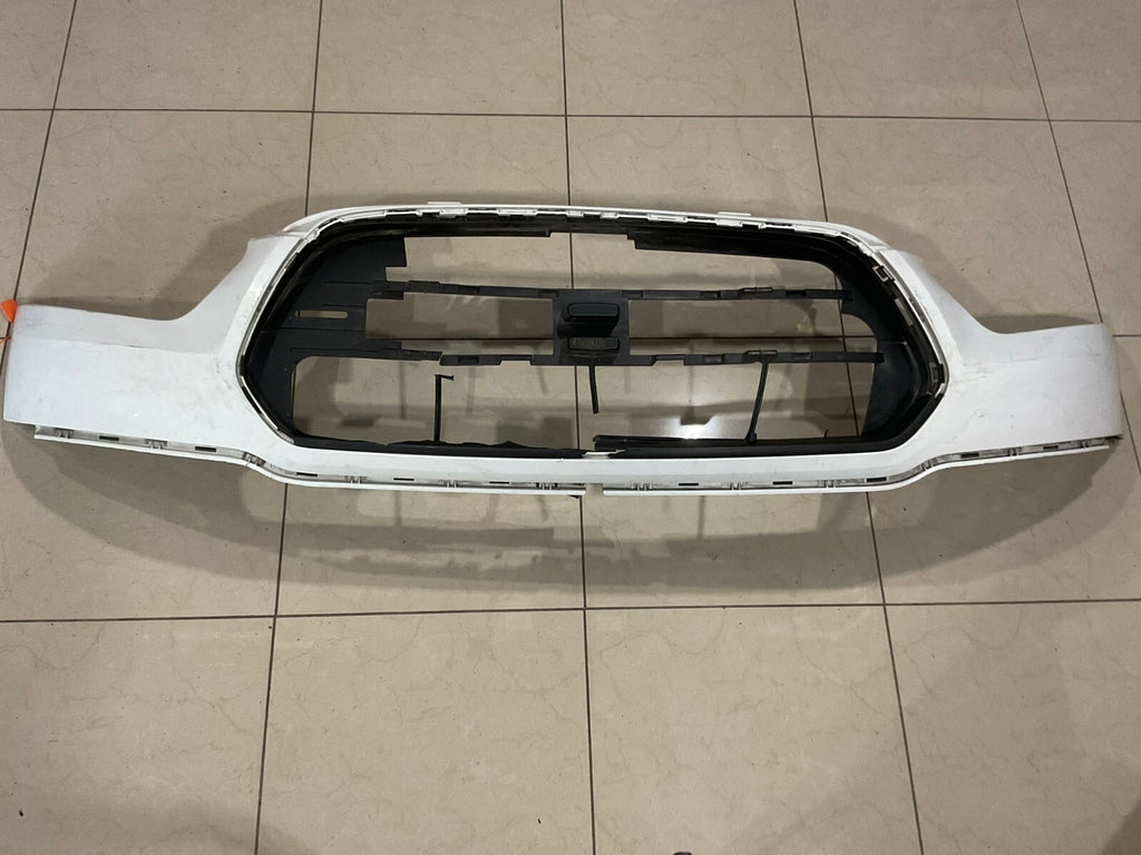 Front Upper Bumper Cover White/Black 15-19 Ford Transit-150 CK4117C778 OEM