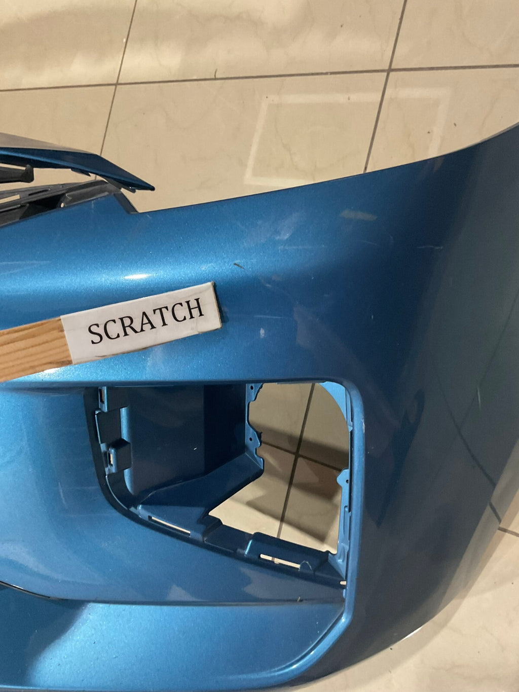 Front Bumper cover Blue Mitsubishi Space Star 2019 6400J973ZZ OEM