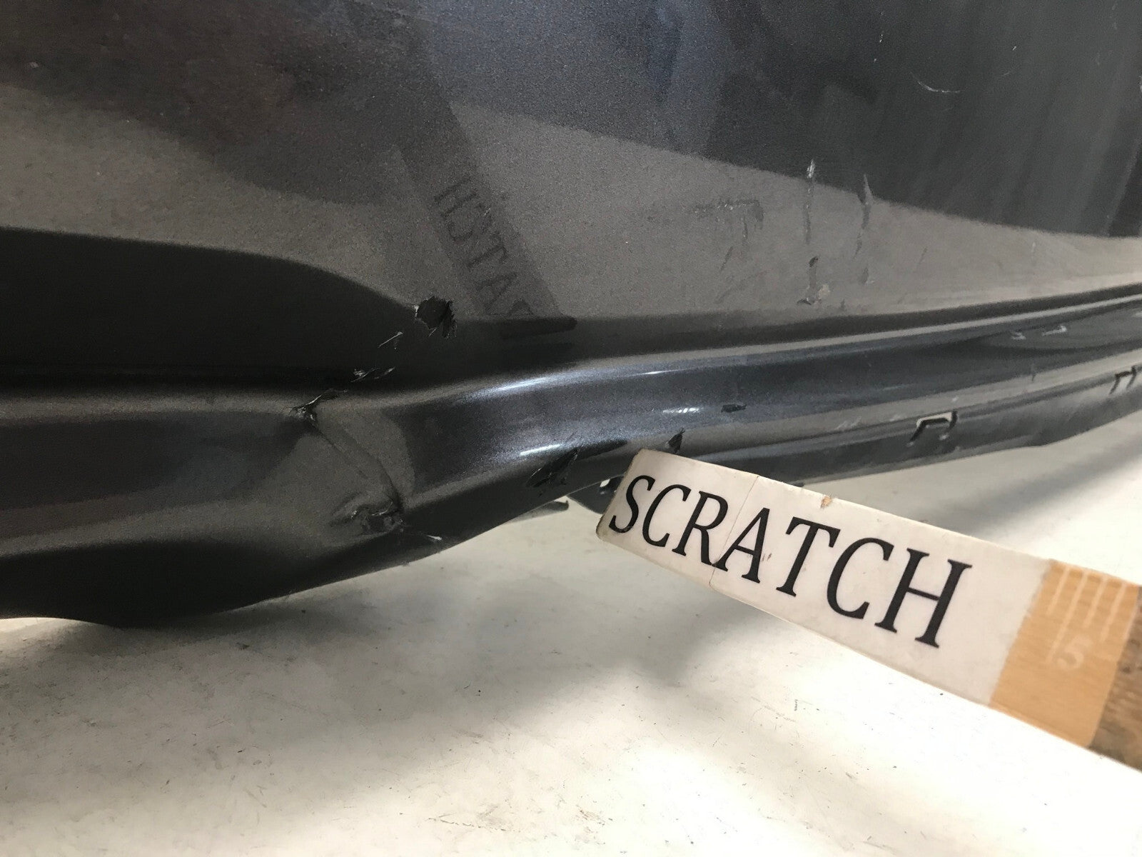 Rear Bumper Cover Toyota Highlander Base/SE/Limited/Sport/Hybrid Grey 08-10 OEM3