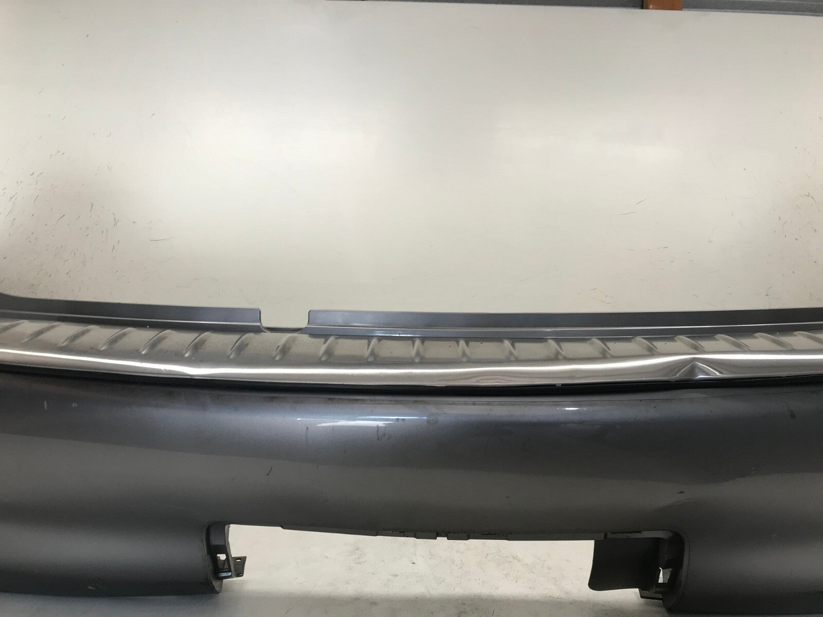 Rear Bumper Cover Infiniti QX56 Base w/Sensor Holes Grey 11-13 85022 1LA0H OEM3