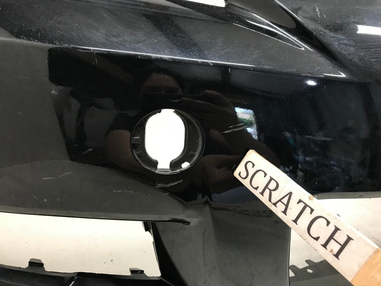 Front Bumper Cover Black 2007 2008 2009 Mazda 3 Sedan BR5H-50031 OEM