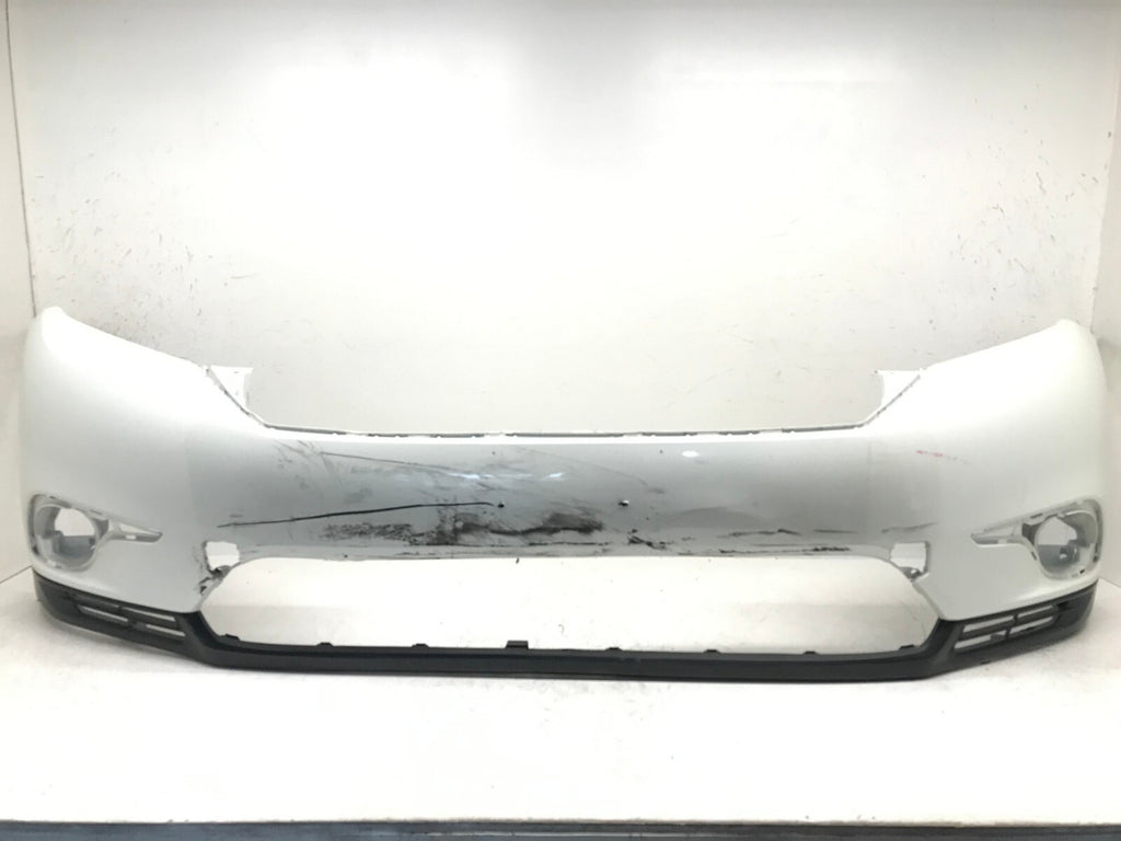 Front Bumper Cover Toyota Highlander Base Ltd SE+ White 11-13 52119-0E120 OEM2