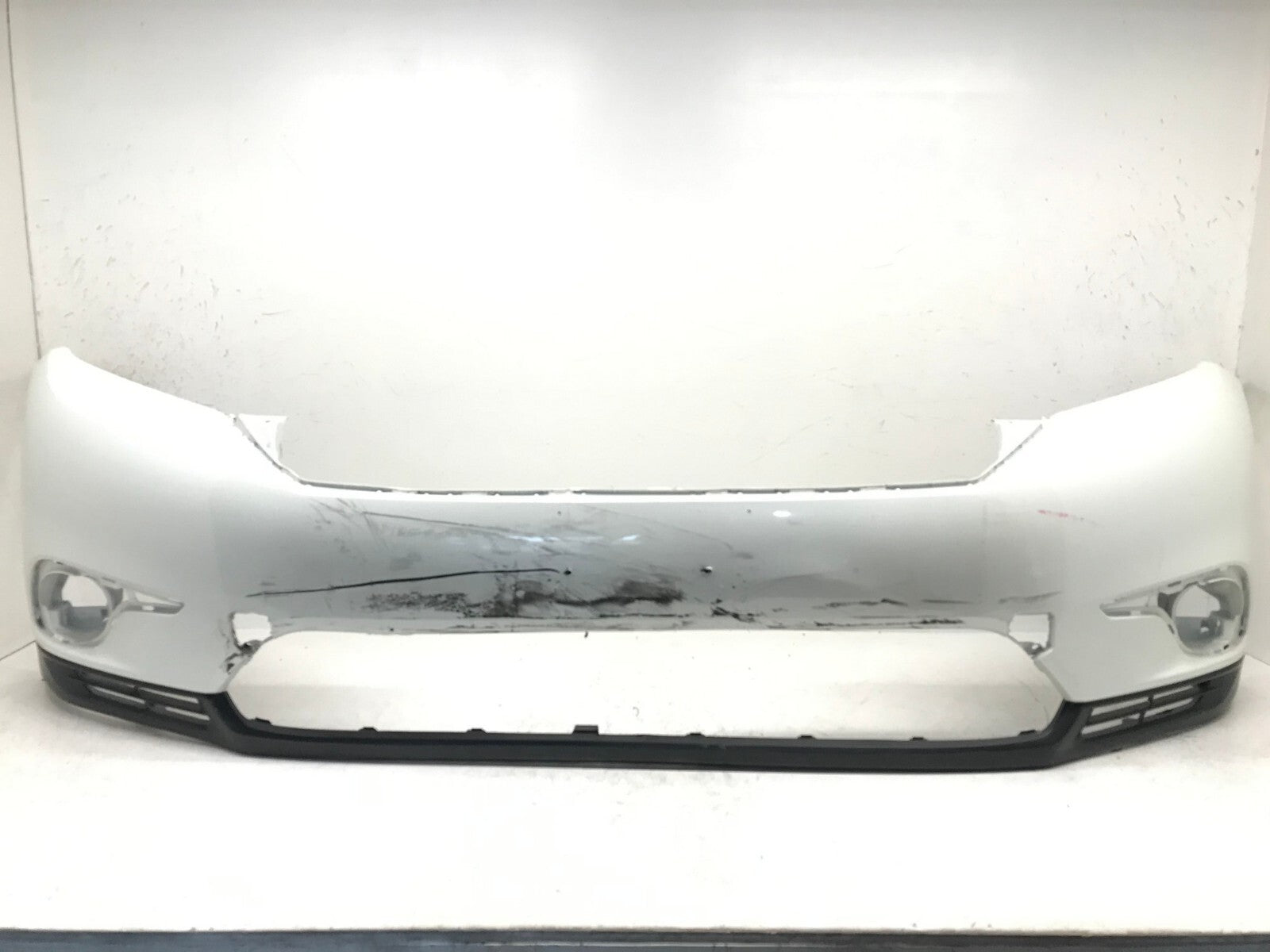 Front Bumper Cover Toyota Highlander Base Ltd SE+ White 11-13 52119-0E120 OEM2
