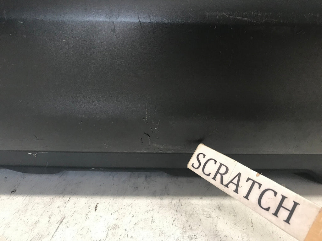Rear Bumper Cover Black Nissan Rogue Sport S SL SV 2017 2018 w/Sensor Holes OEM