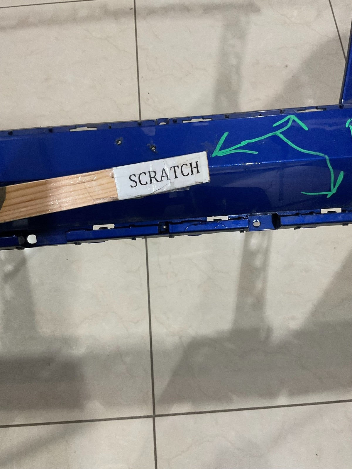 Front Bumper Cover Blue 2022 2023 Hyundai Tucson 86511+cw000 OEM