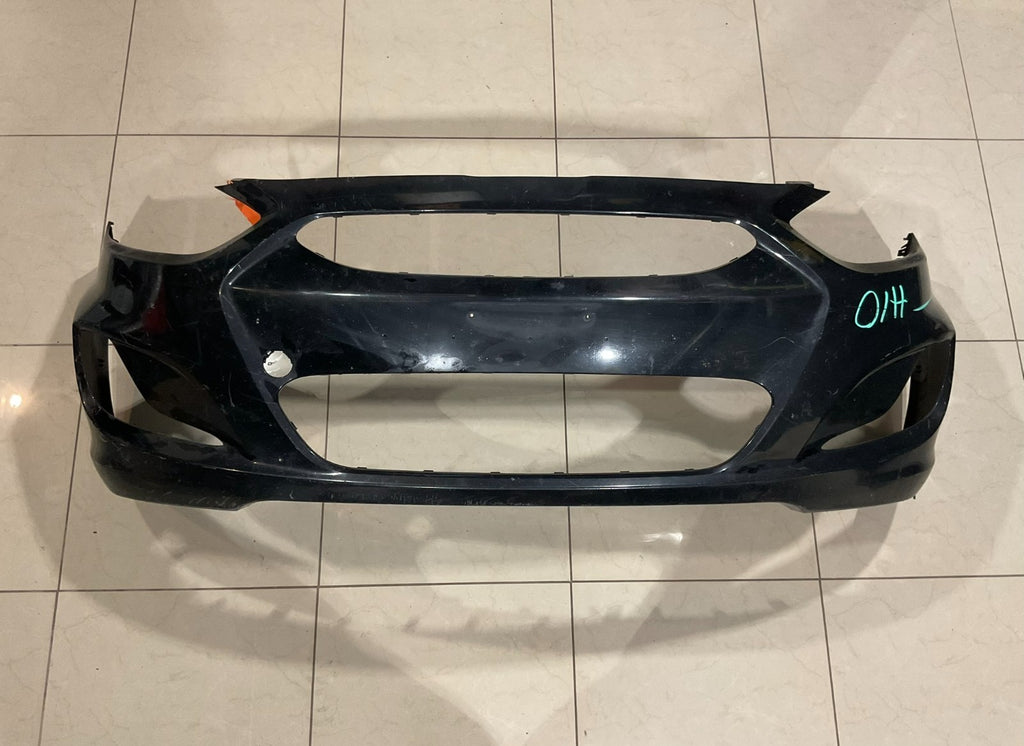 Front Bumper Cover Black 2014-2017 Hyundai Accent 86511+1r010 OEM