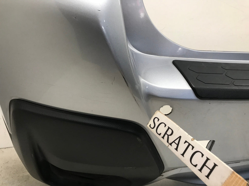 Rear Bumper Cover Silver 18-21 Subaru Crosstrek Base/Limited w/Sensor Holes OEM