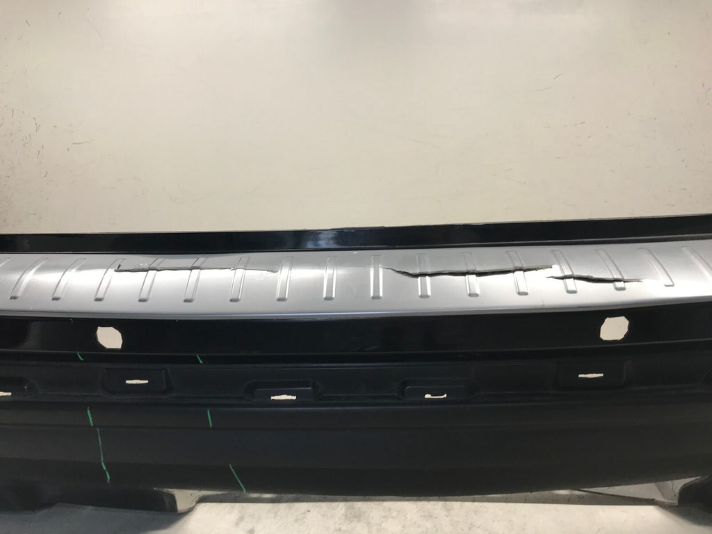 Rear Bumper Cover Black Nissan Pathfinder SV Platinum 17-19 w/Sensor Holes OEM
