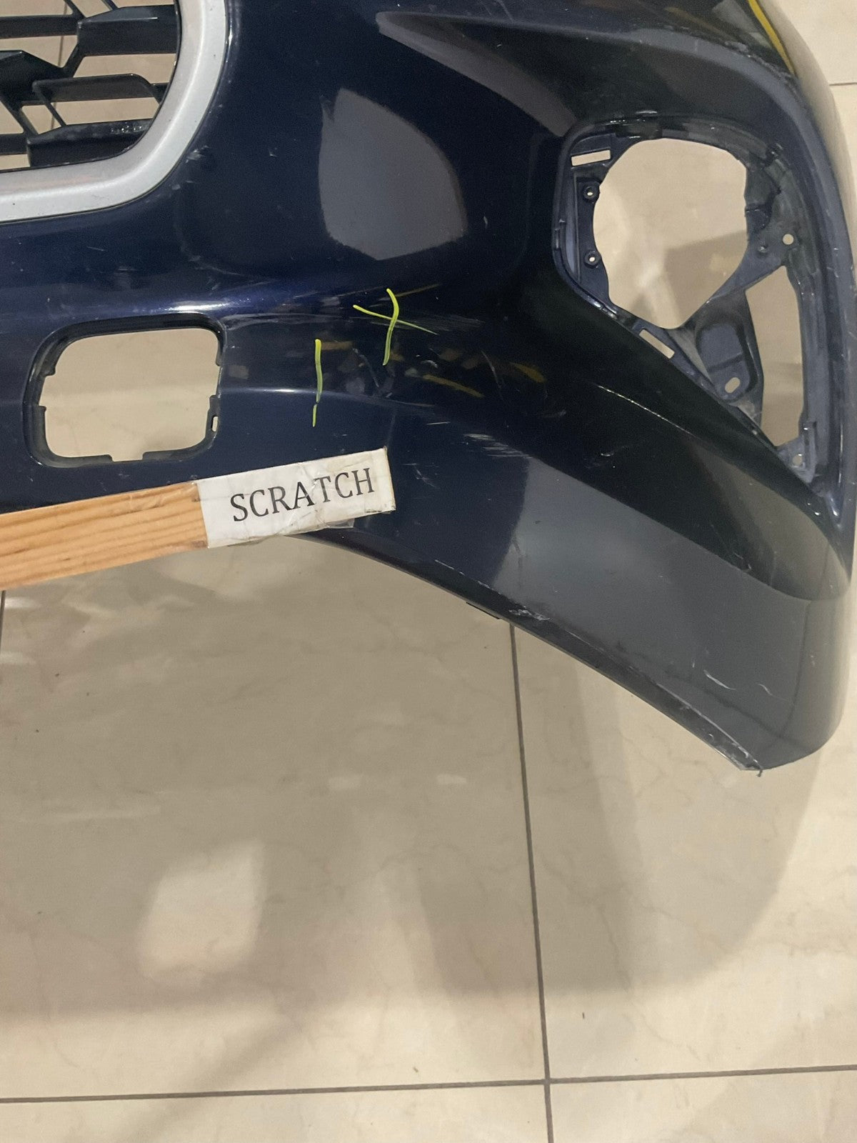 Front Bumper Cover Blue 2020 2023 Toyota Highlander 52119+0e410 OEM
