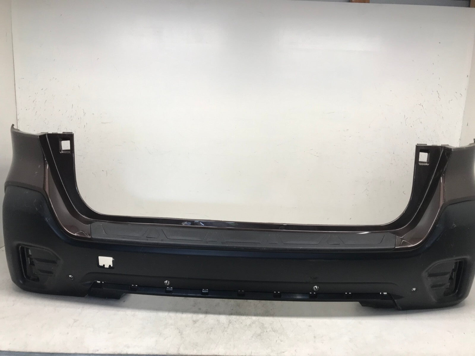 Rear Bumper Cover Subaru Outback w/Sensor Holes Brown 2020 57704AN31A OEM3