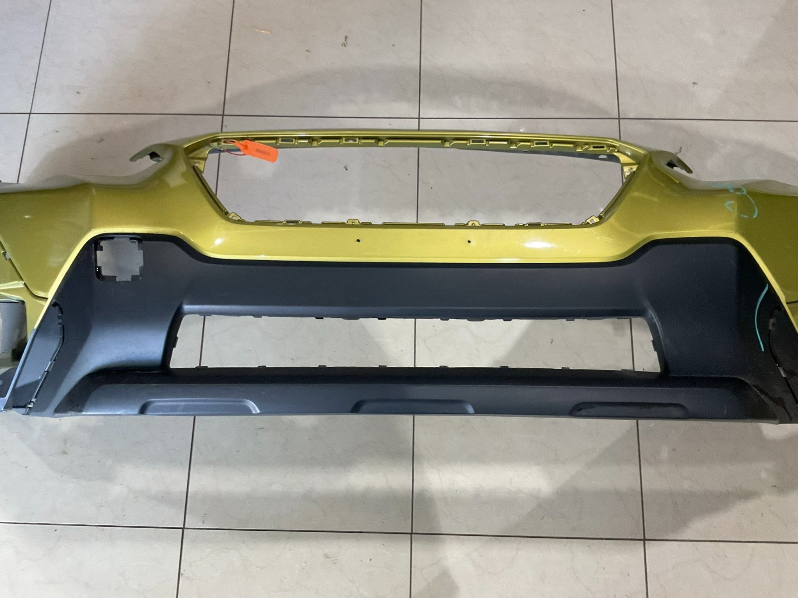 Front Bumper Cover Green 2021-2023 Subaru Crosstrek Sport CAPA