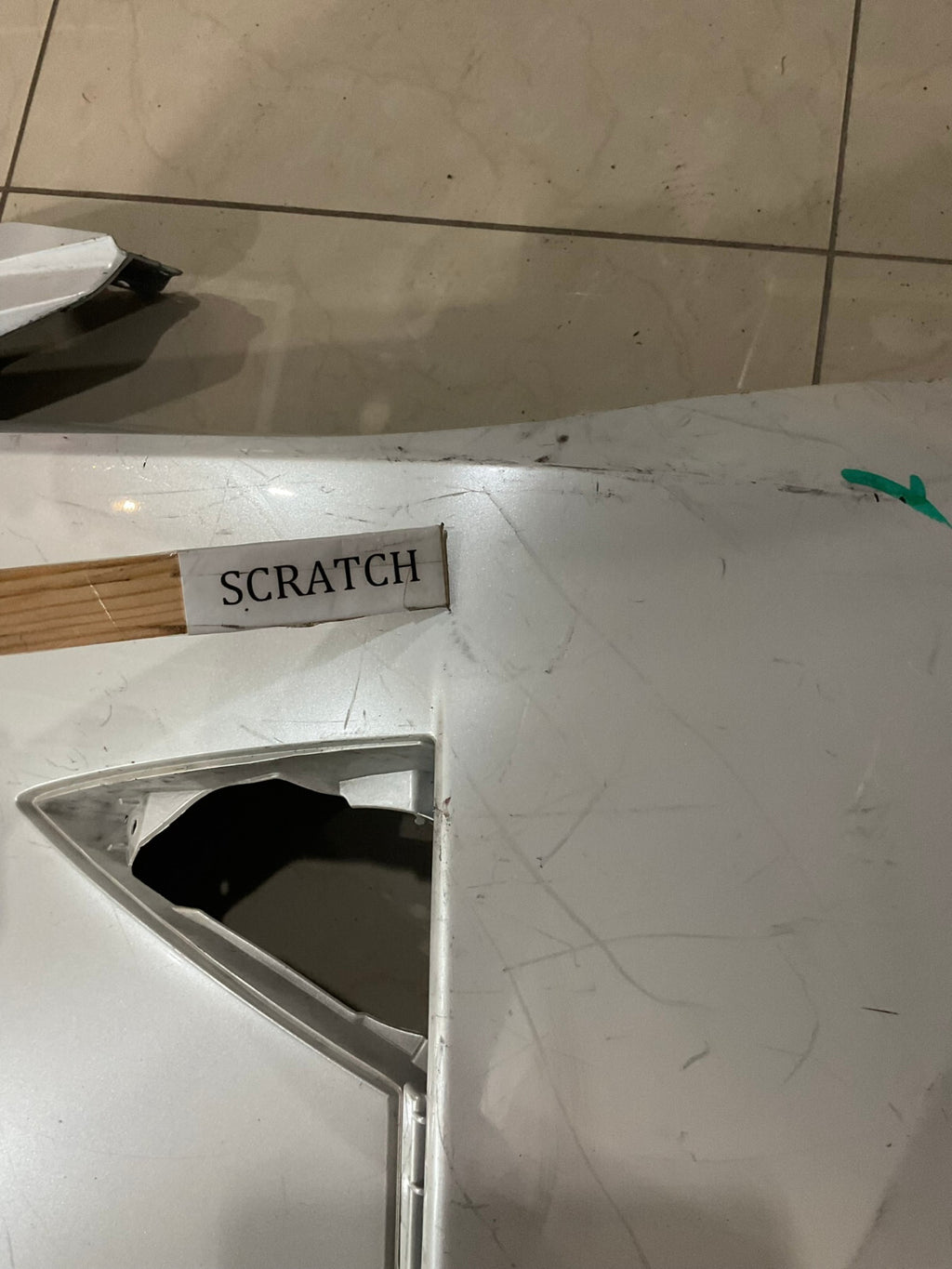 Front Bumper Cover White Lexus RX350 RX450H 16-2018 52119-0E270 OEM