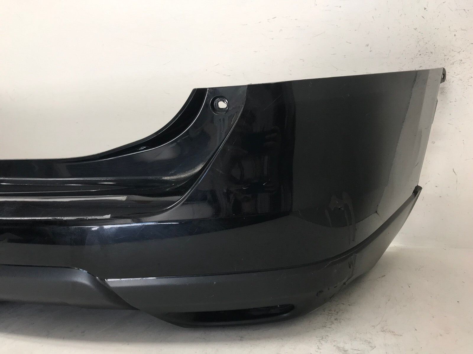 Rear Bumper Cover Black Nissan Rogue S SL SV 2014-2016 85022-9TA0H OEM
