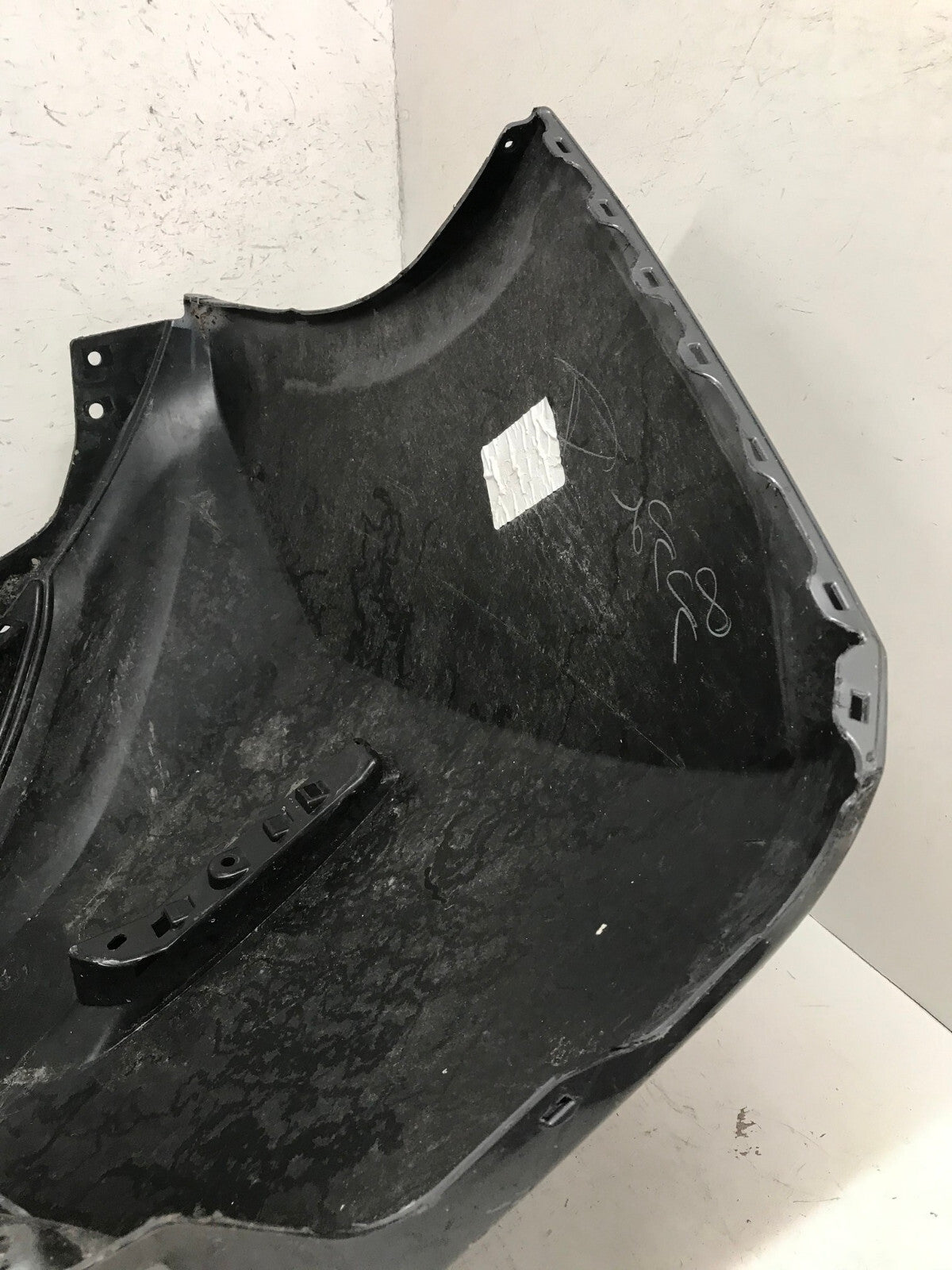Rear Bumper Cover Gray 18-20 Nissan Leaf S/SL/SV w/Sensor Holes 85022-5SA0H OEM