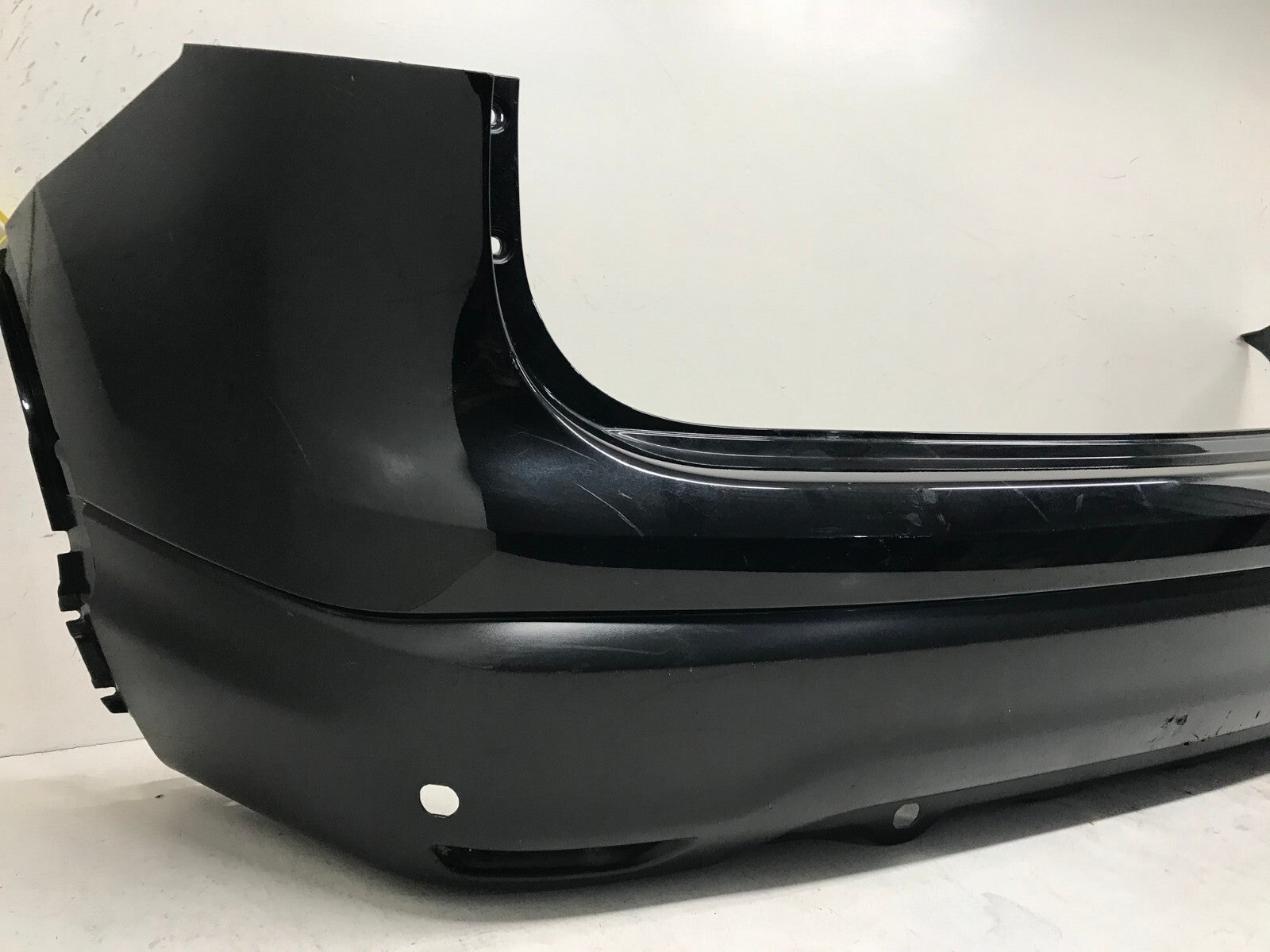 Rear Bumper Cover Nissan Rogue Sport S SL SV w/Sensor Holes Black 2017 2018 OEM