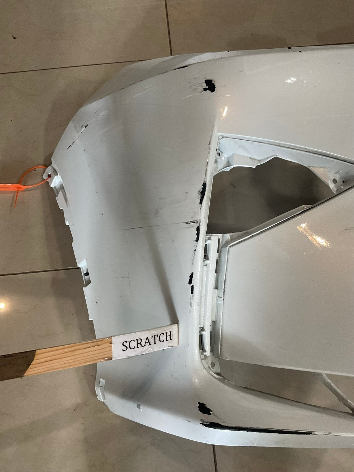 Front Bumper Cover White Lexus RX350 RX450H Base 2016-2018 52119+0E270 OEM