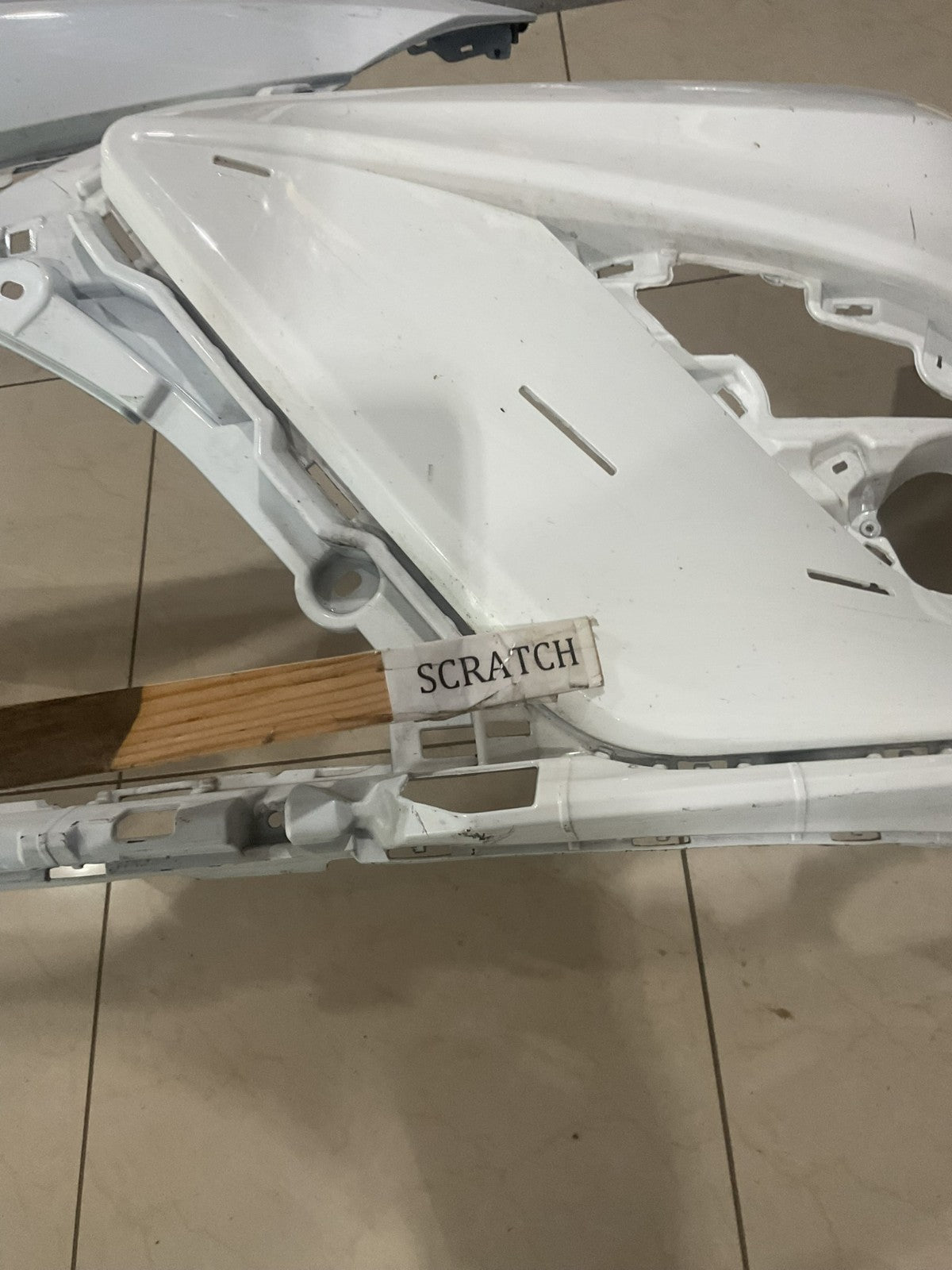 Front Bumper Cover White 2021-2023 Toyota Camry SE XSE CAPA