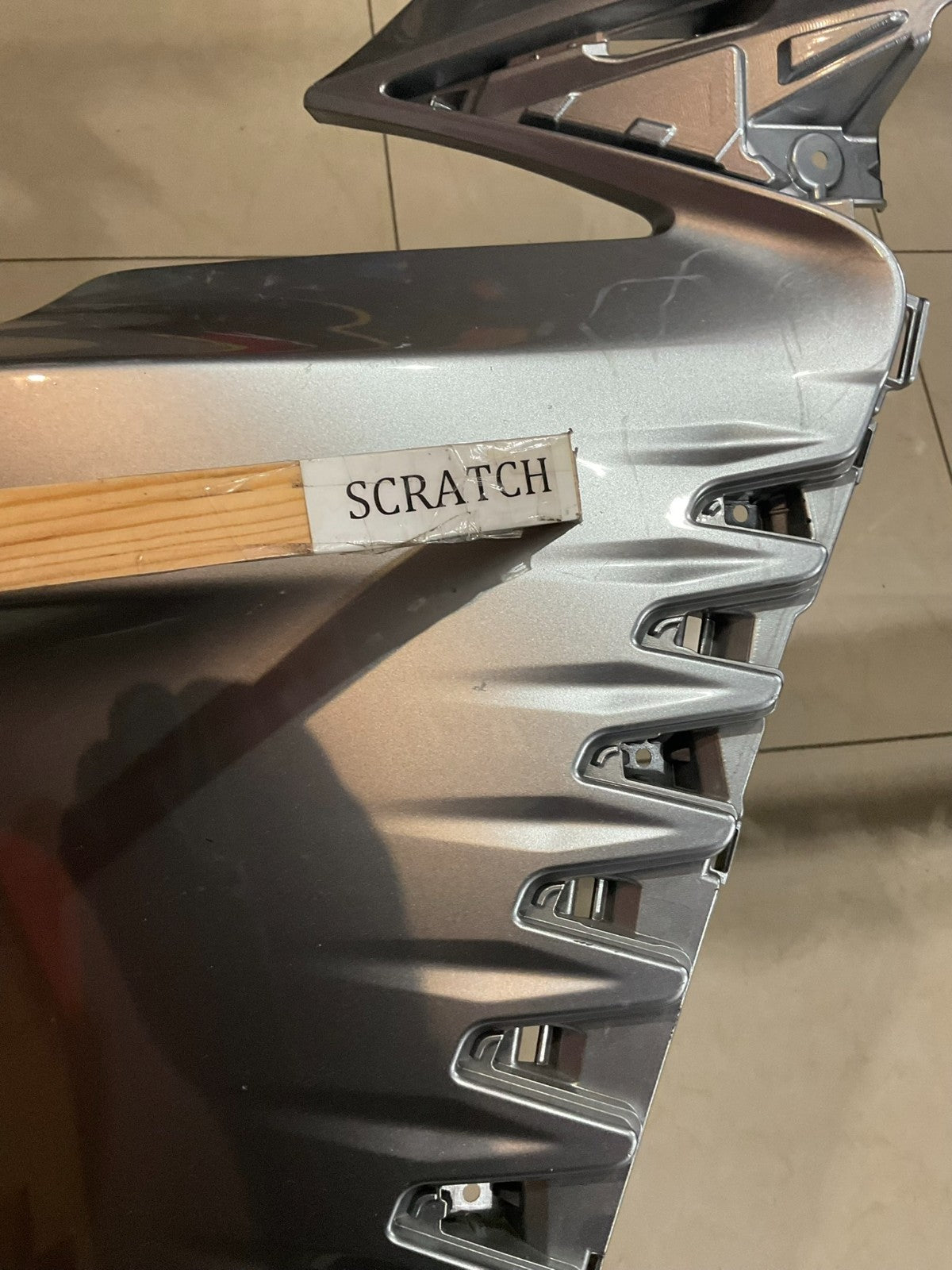 Front Bumper Cover Silver 2023 2024 23 24 Lexus RX350 52110+0e620 OEM