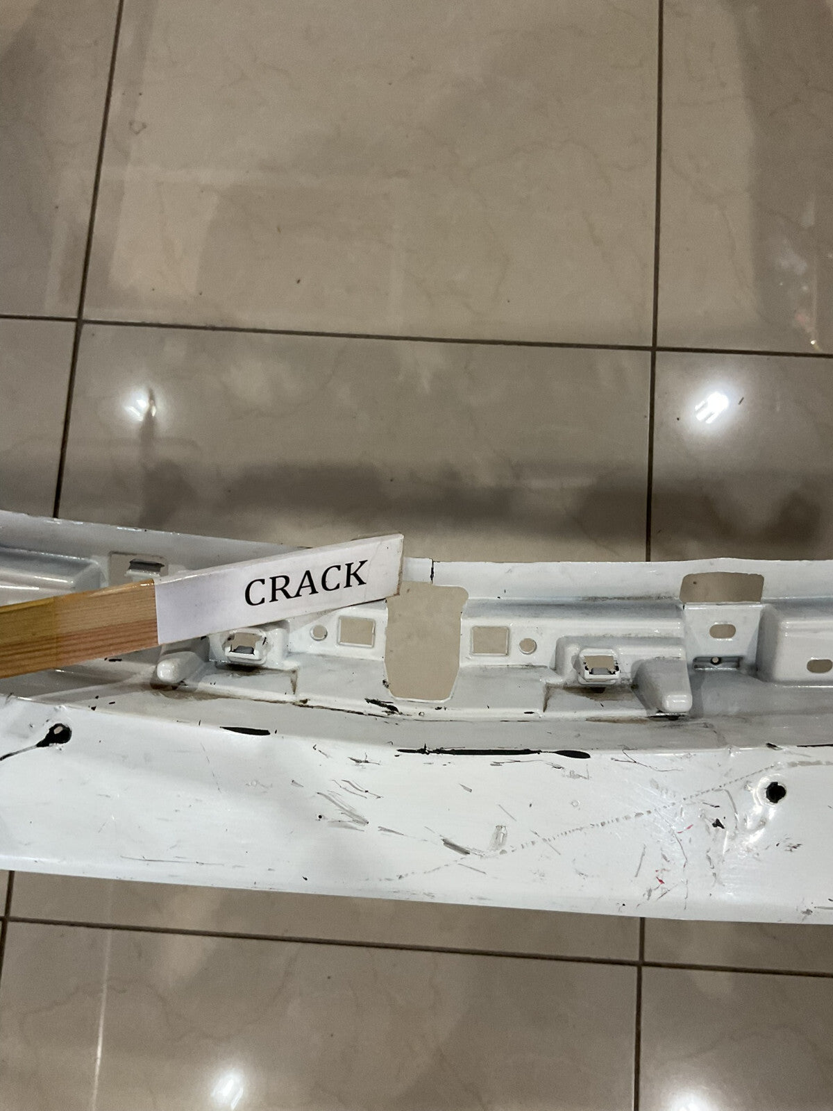 Front Bumper Cover White 2022-2023 Mazda CX-5 CX5 KSD4-50031 OEM