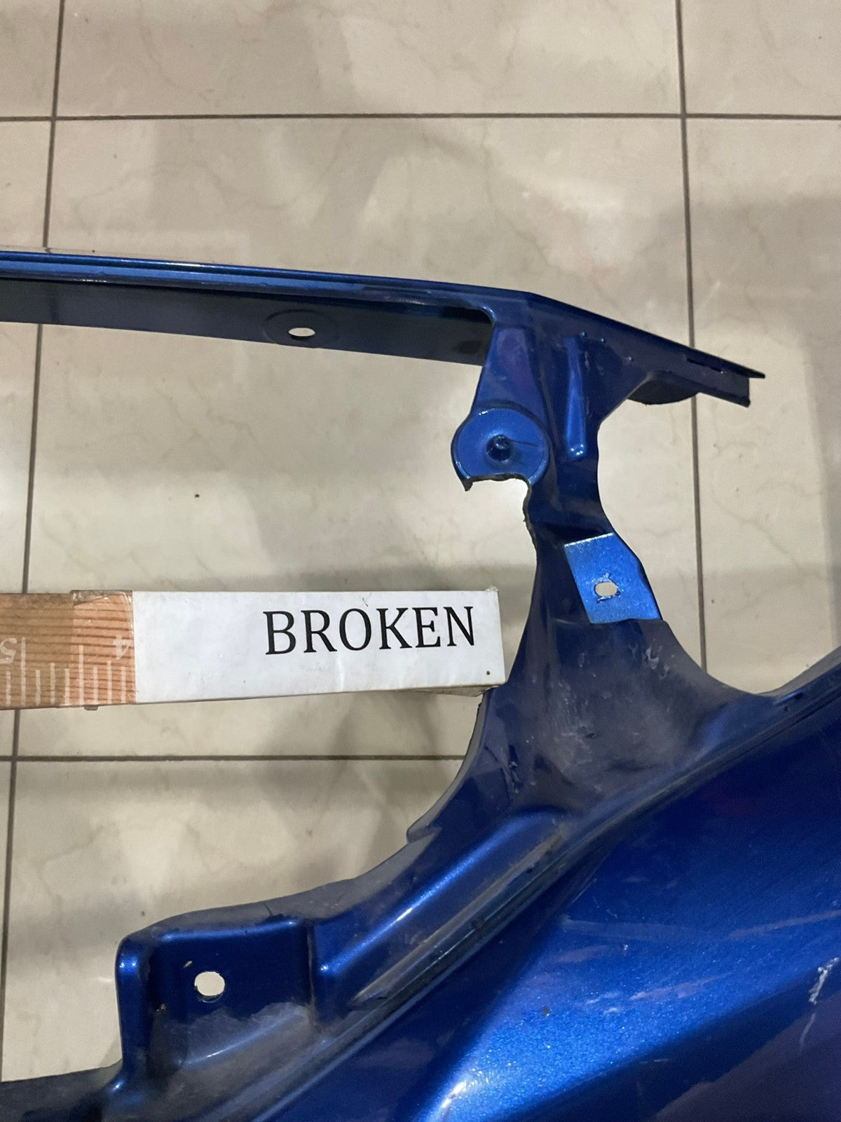 Front Bumper Cover Blue 2017-2019 Honda Civic Hatchback 71101+tg6+zz00 OEM