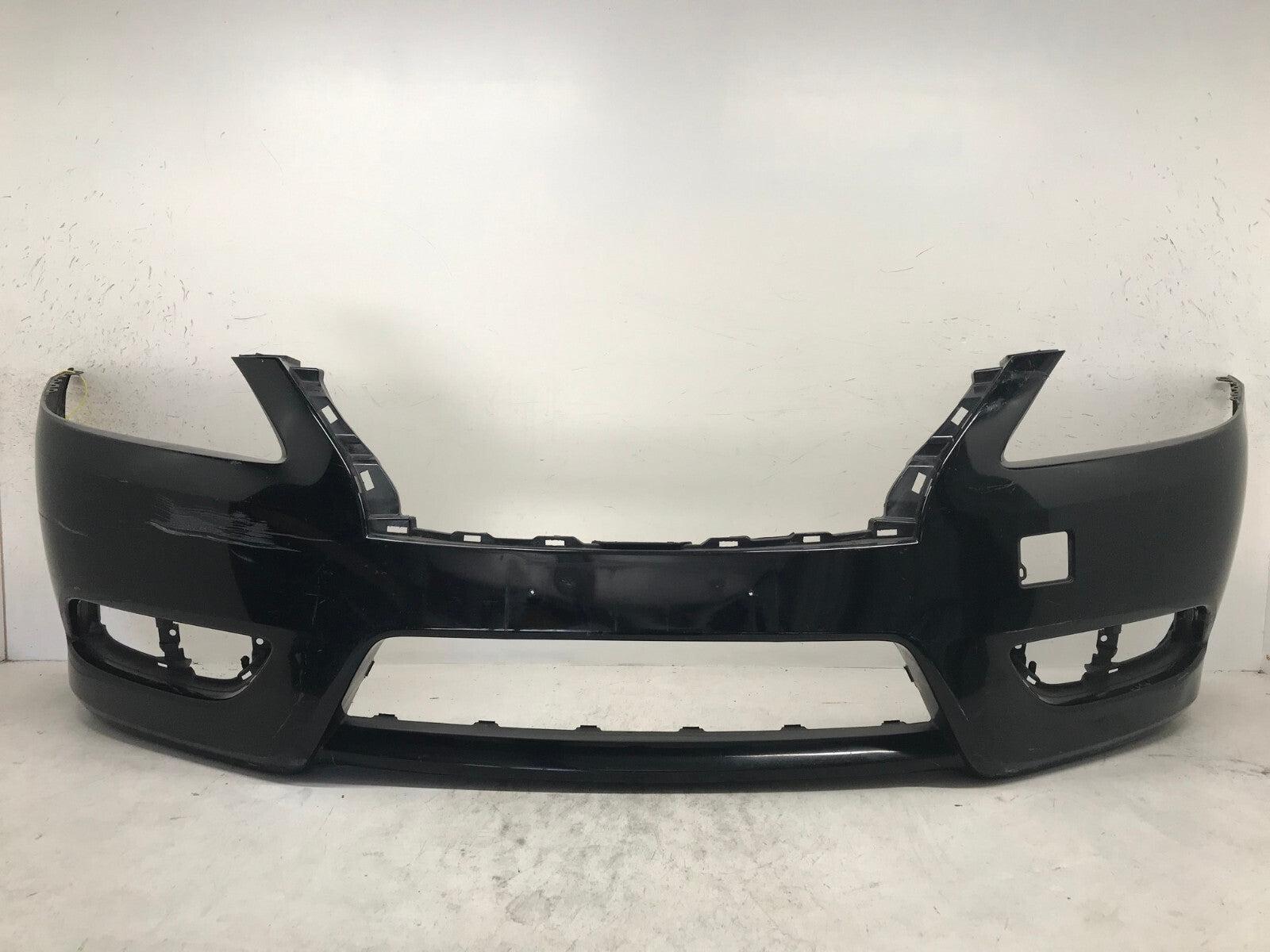 Front Bumper Cover Black Nissan Sentra 2013-2015 62022-3SH0H OEM