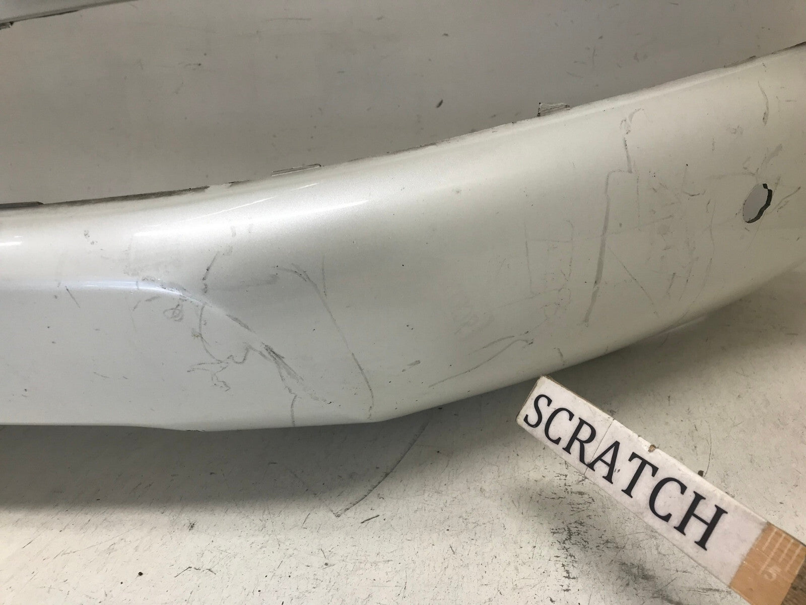 Front Bumper Cover Toyota Land Cruiser Base w/Sensor Holes White 2016-2017 OEM