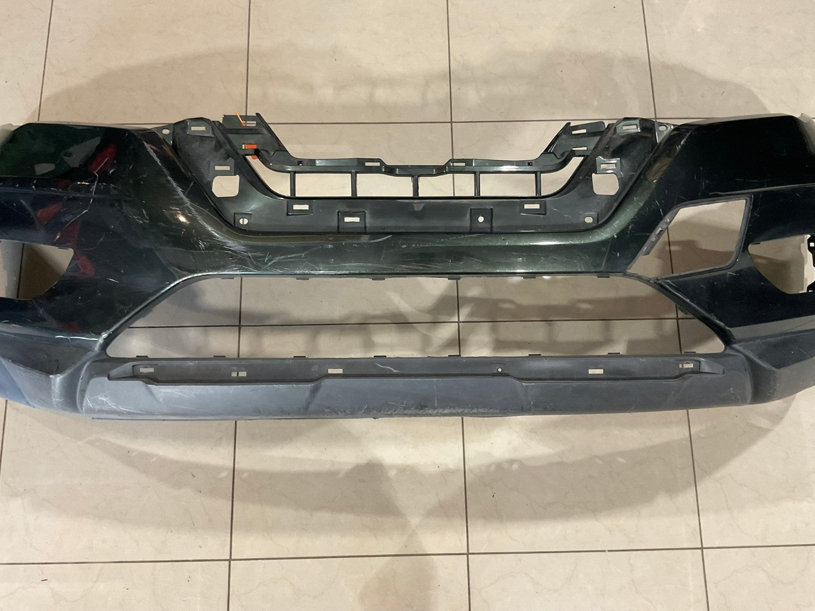 Front Bumper Cover Dark Green Nissan Rogue S SL SV Hybrd 17-19 62022+6fl0h OEM