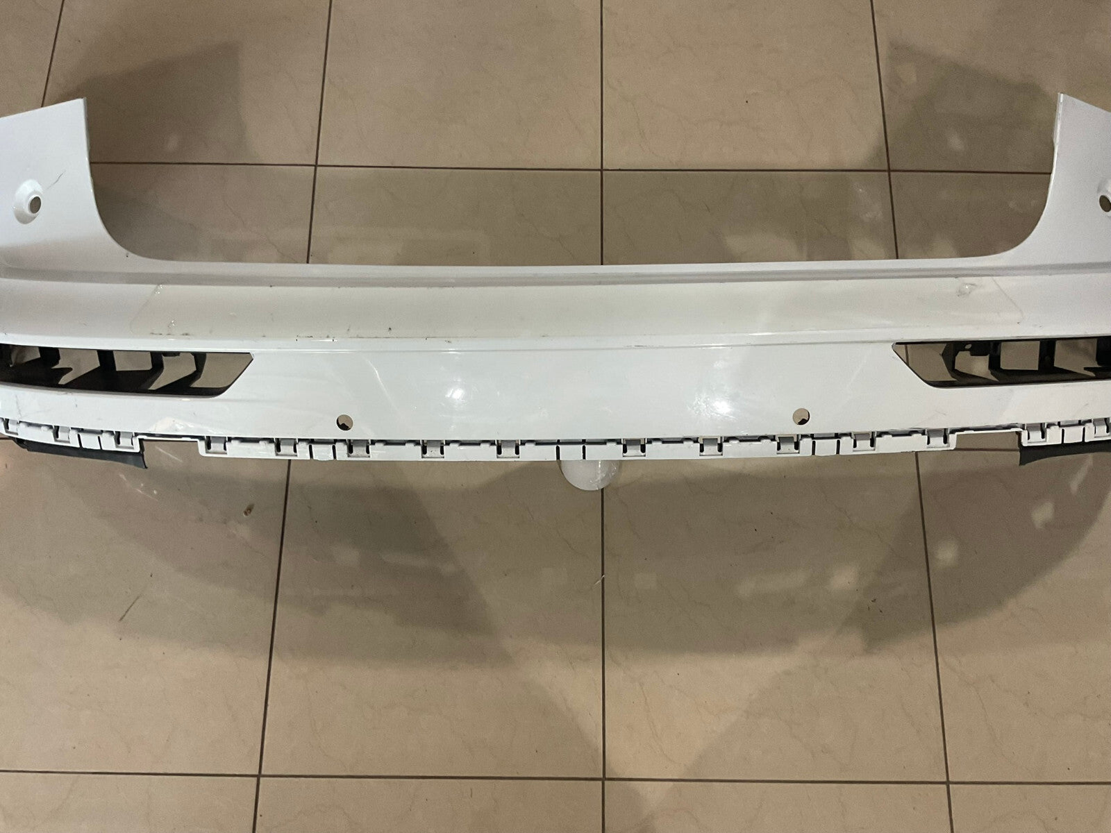 Rear Bumper Cover White 2018 2019 2020 Audi Q5 S Line SQ5 80A+807+385+F OEM