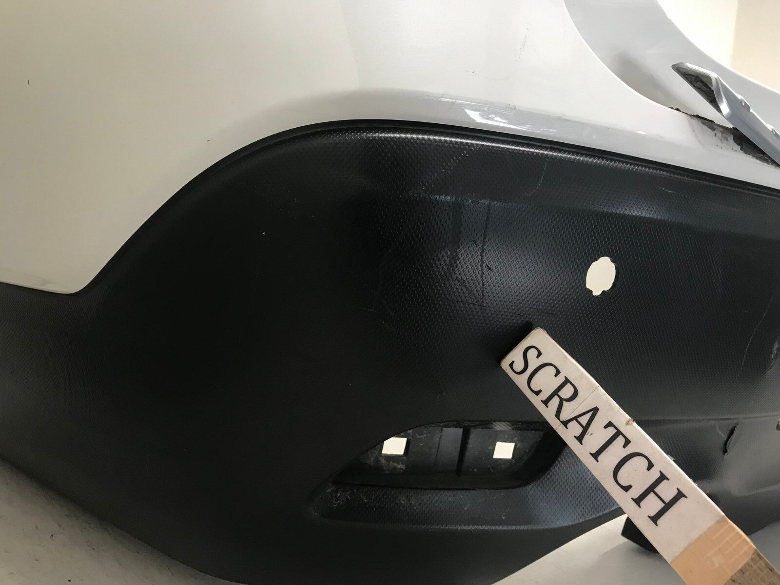 Rear Bumper Cover Subaru Ascent Base/Lted/Premium w/Sensor Hole White 19-21 OEM