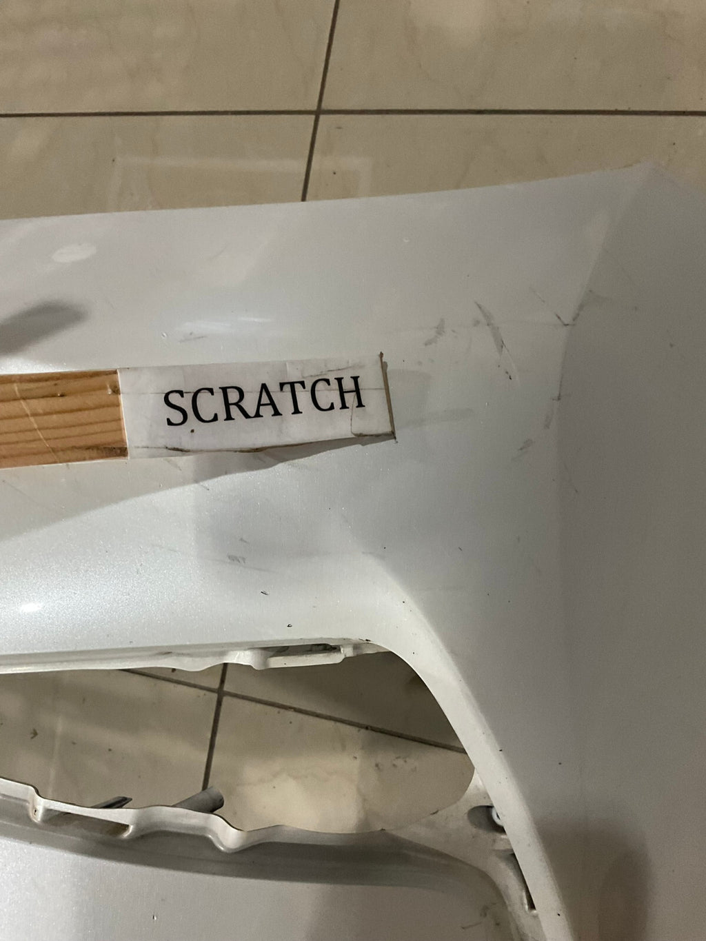 Front Bumper Cover White Lexus ES350 ES300H Base 2016 52119-33A30 OEM