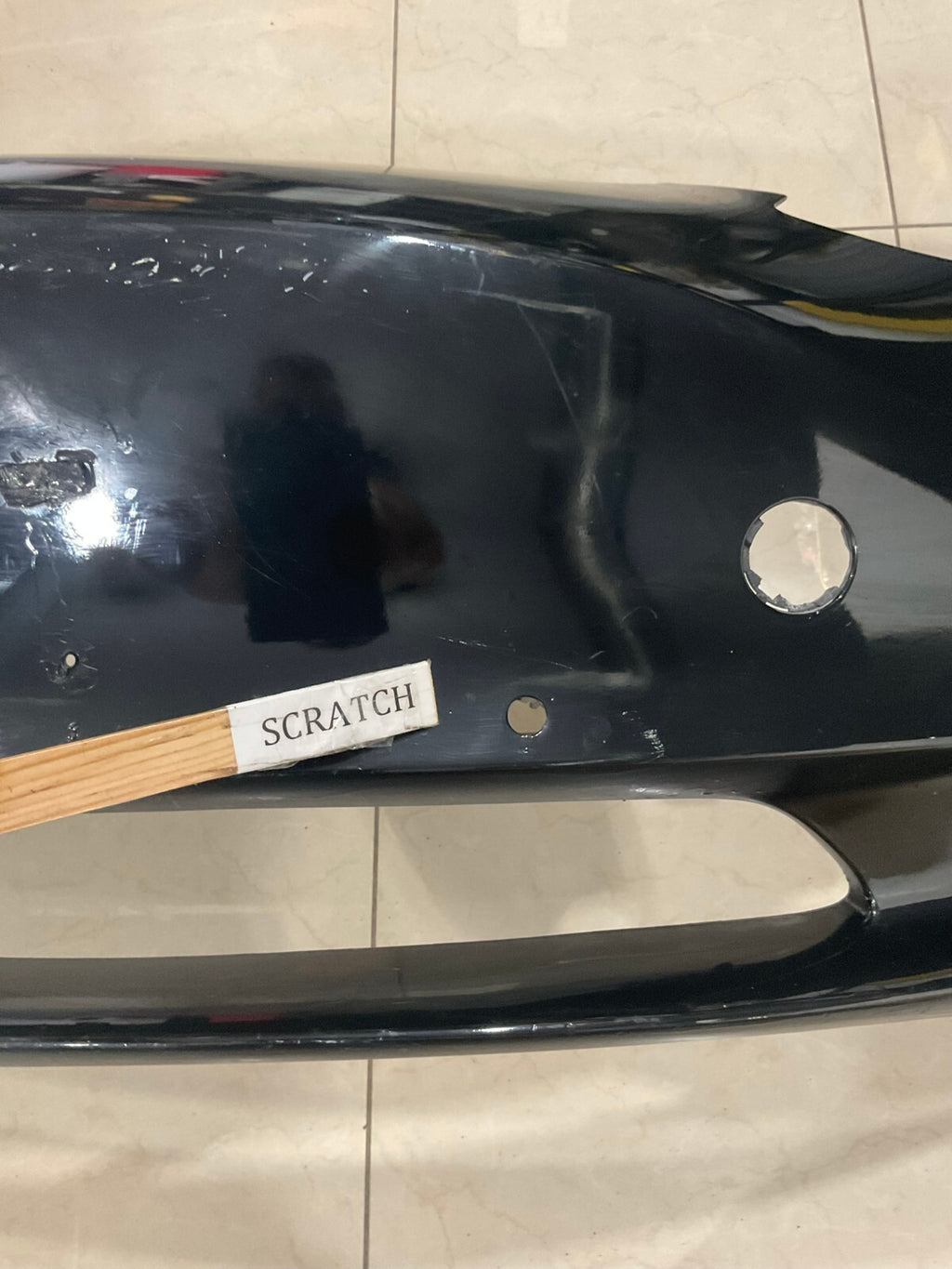 Front Bumper Cover Black 2017-2020 For Tesla Model 3 CAPA