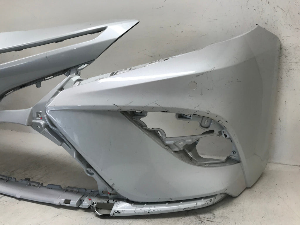 Front Bumper Cover White Toyota Camry 2017 2018 CAPA