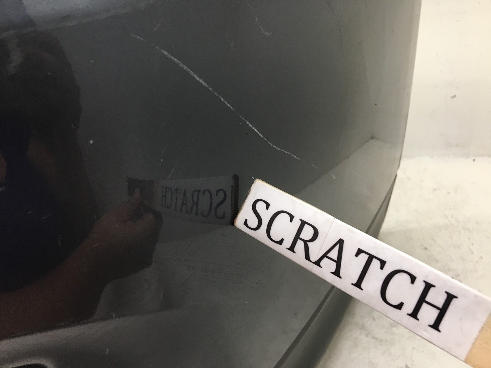 Rear Bumper LOCAL Nissan Pathfinder Platinum SV Hybrid w/o Sensr Holes 13-16 OEM