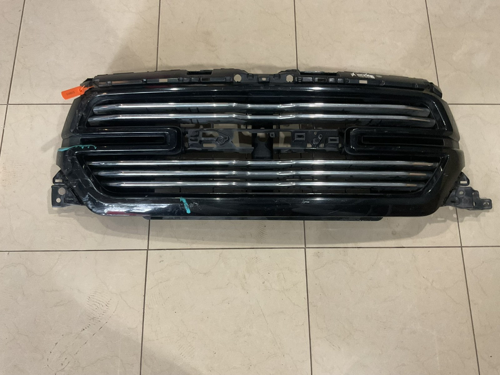 Grill Grille Black/Silver 2019-2024 Dodge Ram 1500 Laramie CAPA