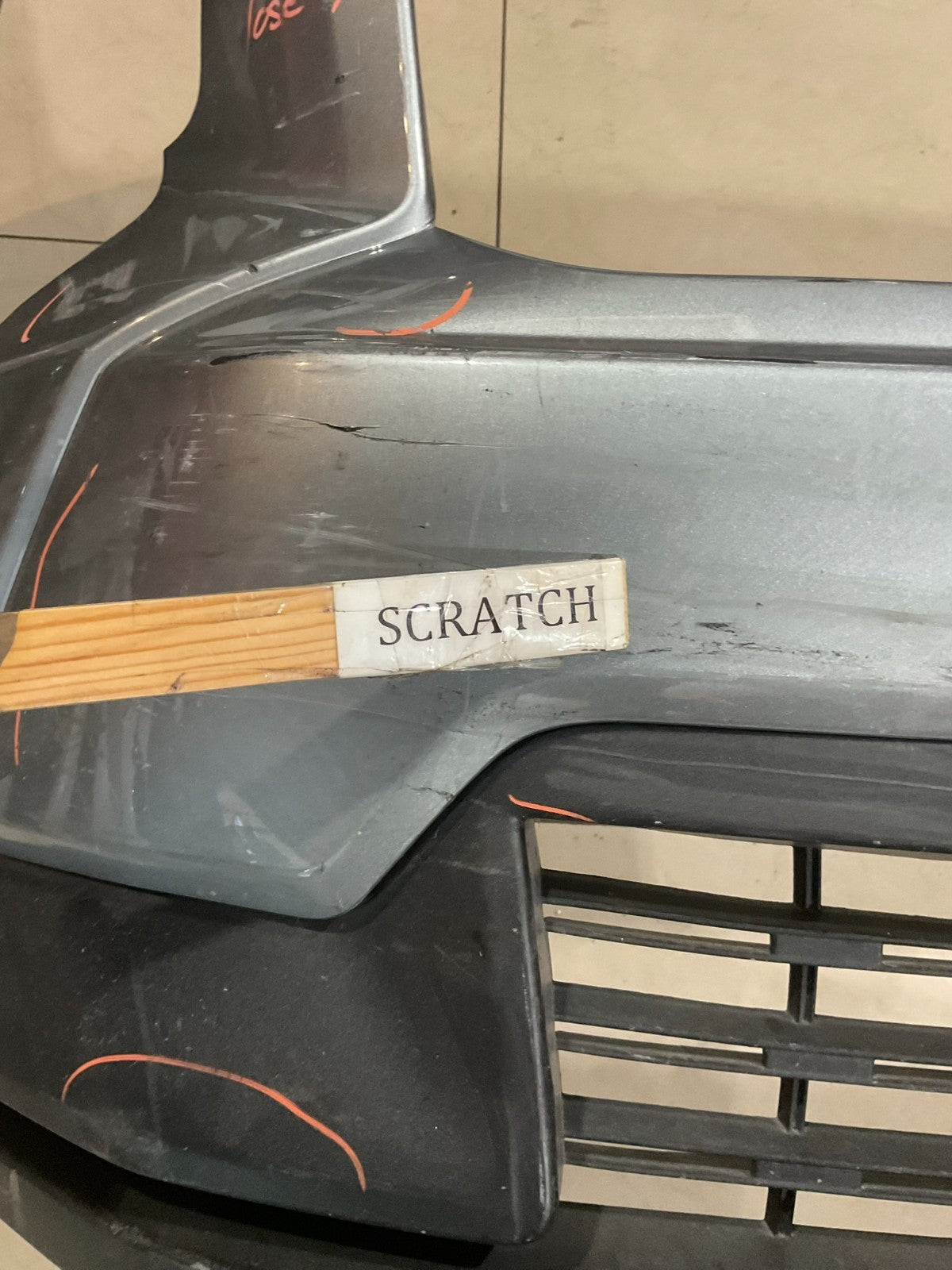 Front Bumper Cover Grey Chevrolet Traverse 2025 CAPA