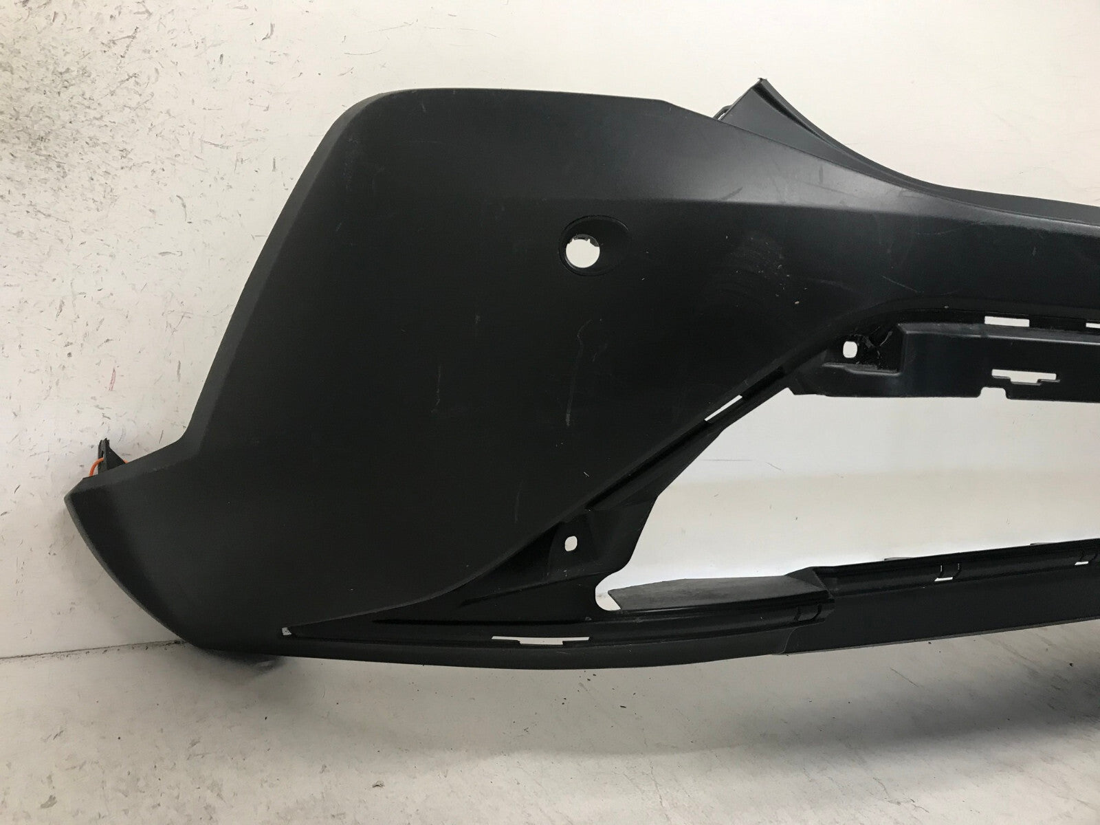 Rear Bumper Cover Black 2021-2022 Nissan Rogue Sport S/SV/SL w/Sensor Holes OEM
