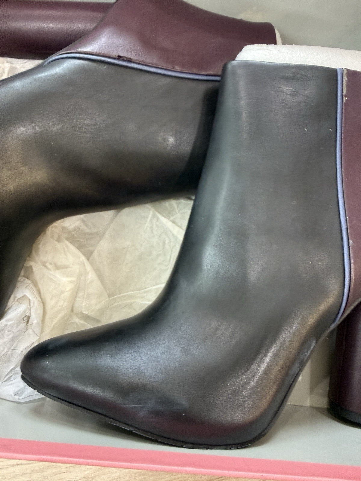 Cabi Women’s BISSET Bootie Block Heel Ankle Boots Sz 10 NEW