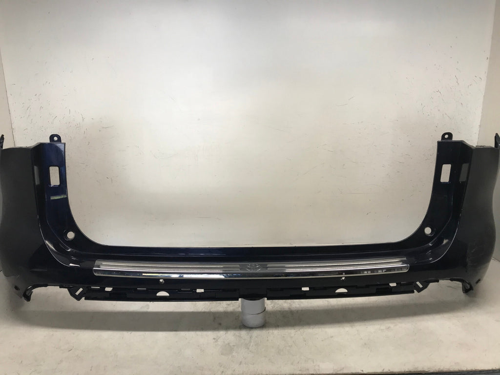Rear Bumper Cover Black 20-21 Toyota Highlander L/LE/XLE/Hyb w/Sensor Holes OEM