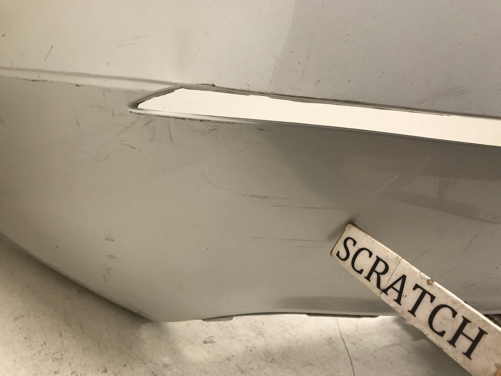 Rear Bumper Cover White Honda Accord EX EX L Hybrid 2018 2019 71501-TVA-A000 OEM