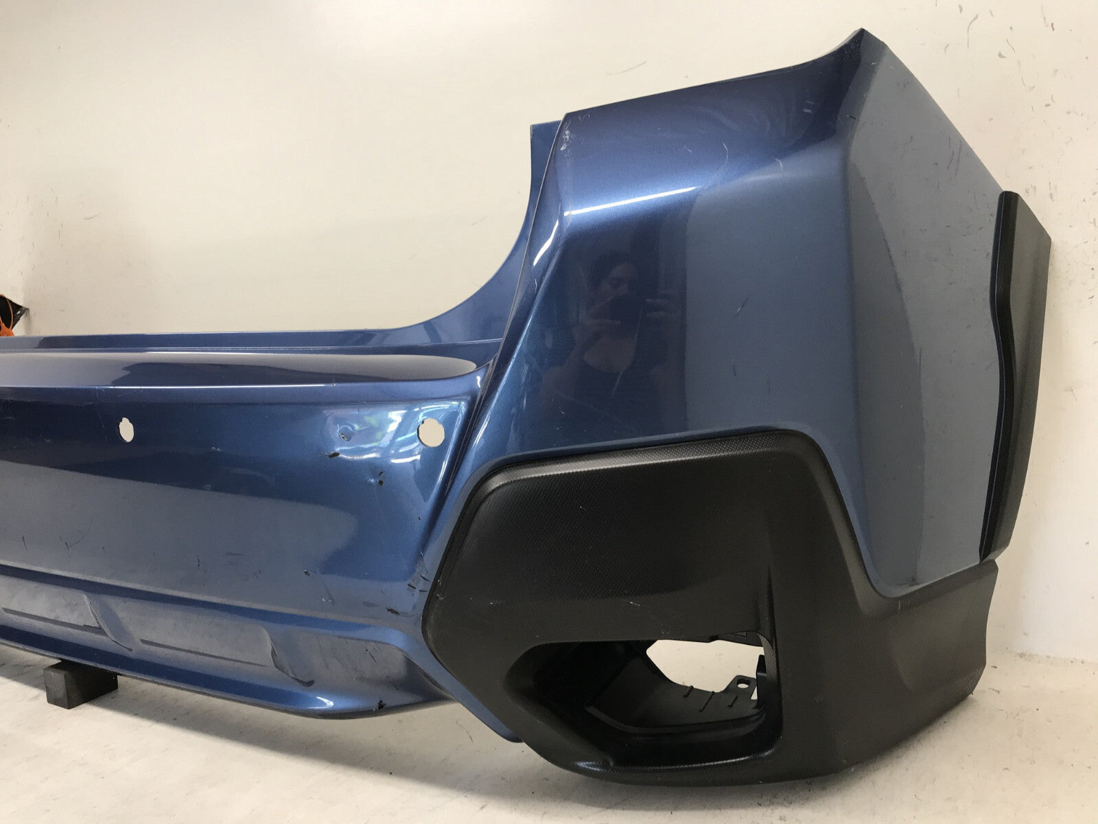 Rear Bumper Cover Subaru Crosstrek Base/Limited w/Sensor Holes 2018-2021 OEM