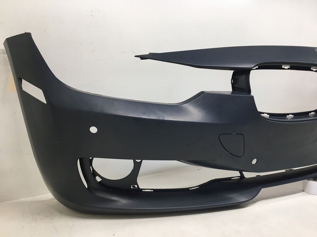 Front Bumper Cover BMW 3 Series w/o Trim Lines w/o Sen w/Wash Never Paintd 12 15