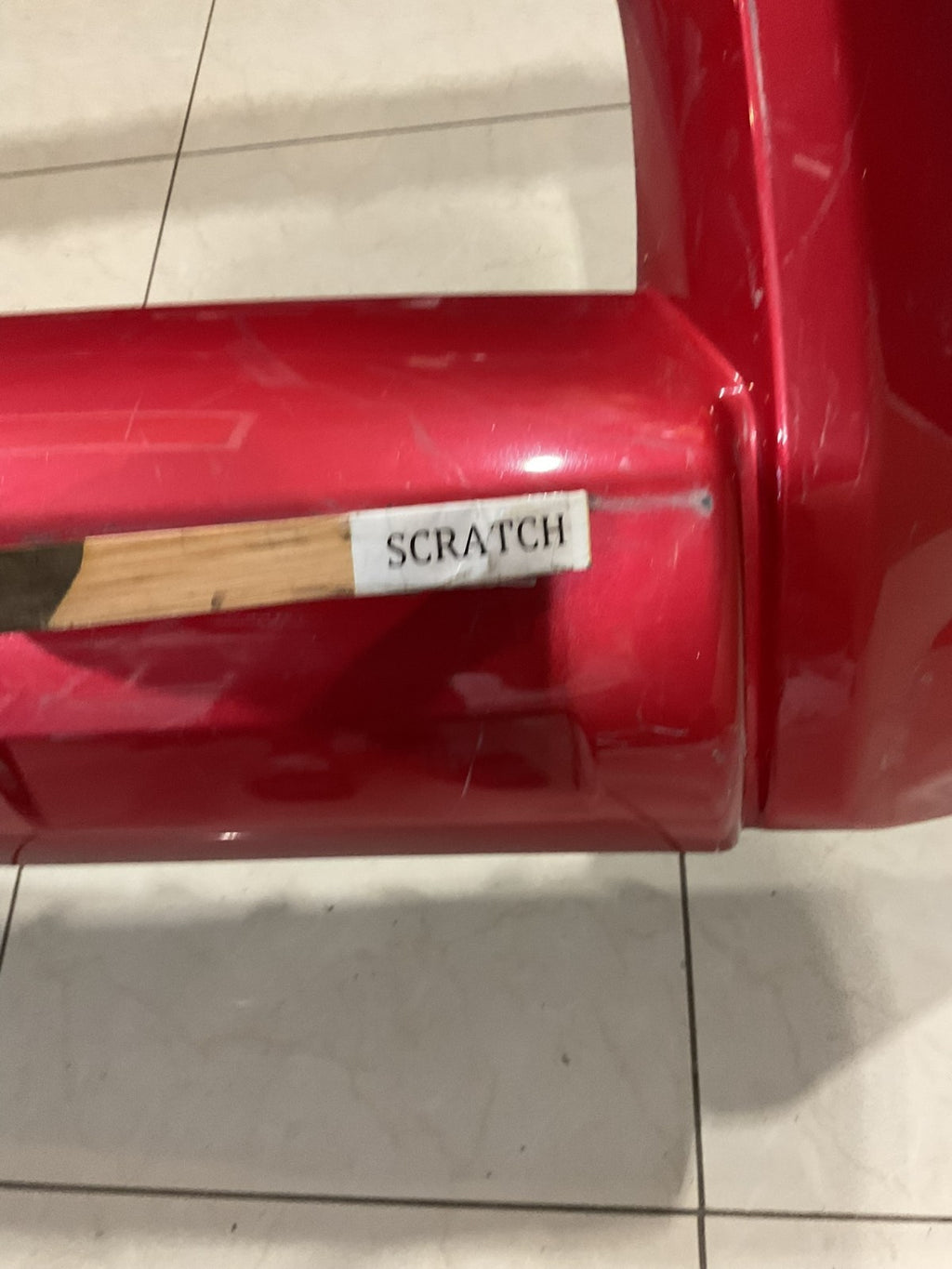 Front Bumper Cover Red 2014-2023 Toyota 4Runner SR5 Base 52119+35210 OEM