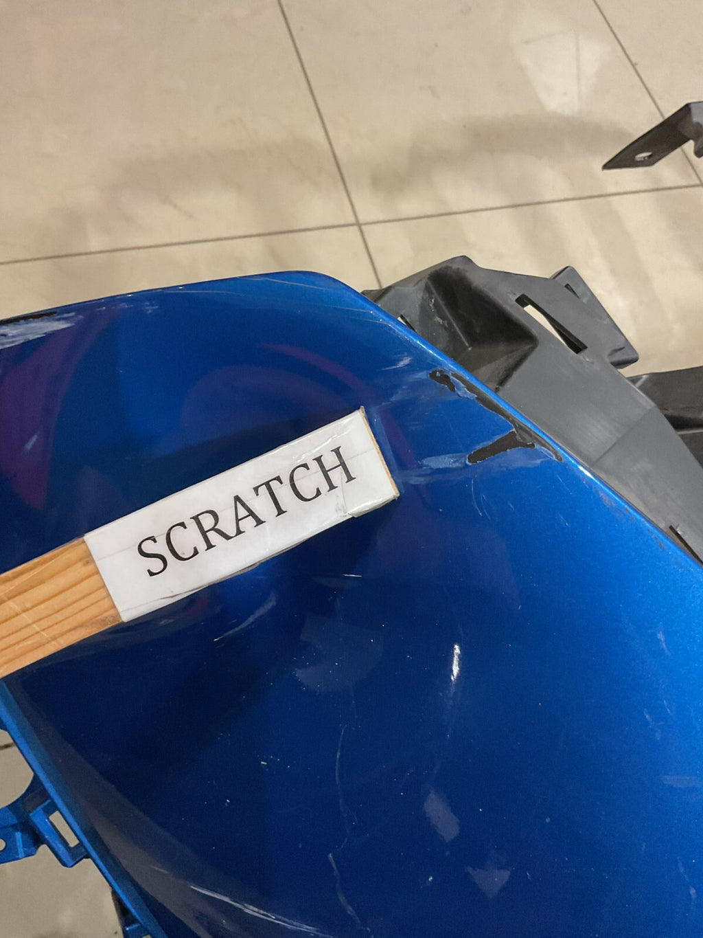 Front Bumper Cover Blue 2021 2022  Nissan Kicks