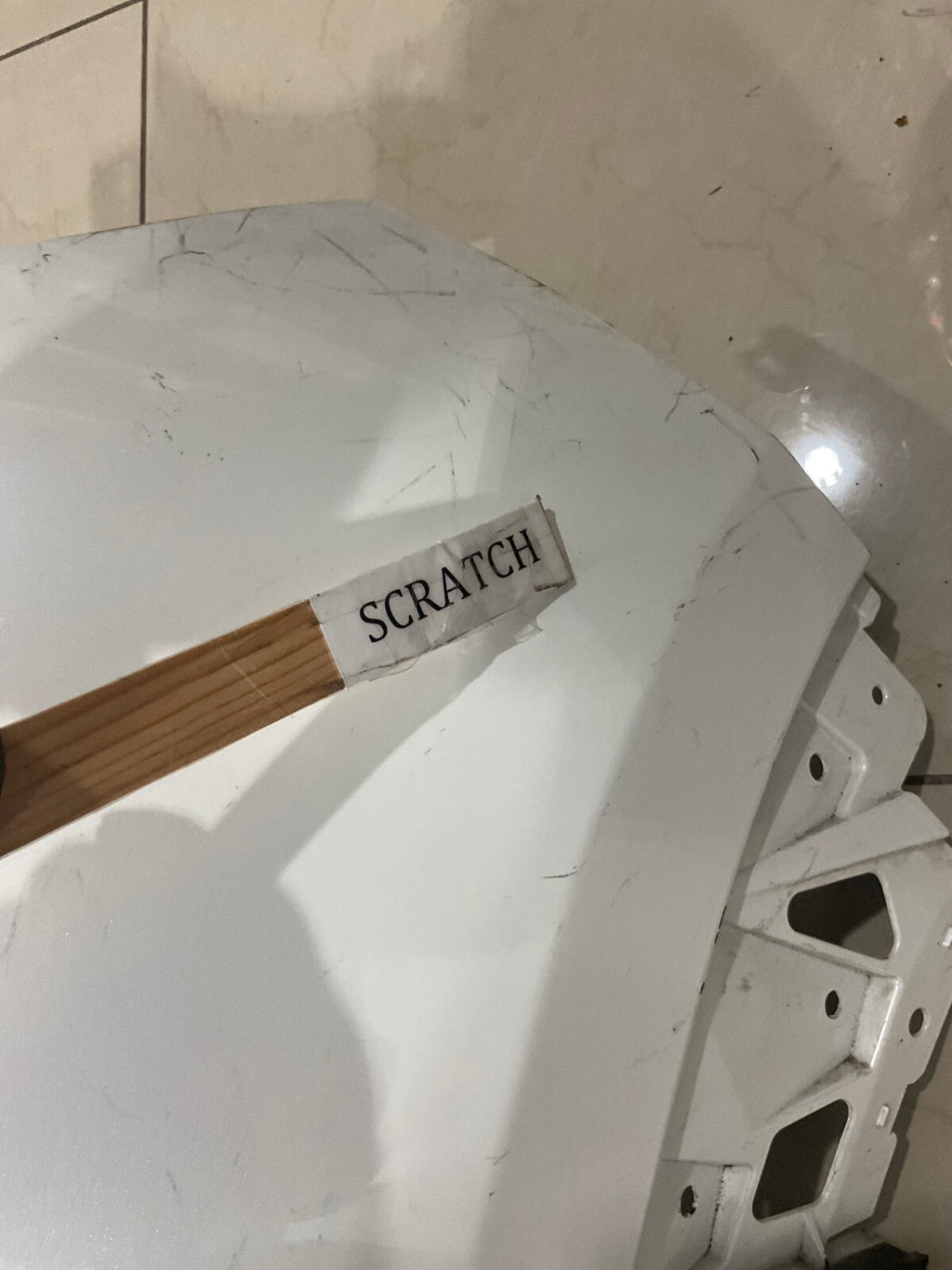 Rear Bumper Cover White Mazda CX 30 2020 DGH9-50221 OEM