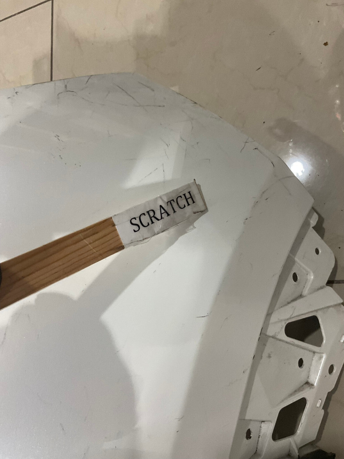 Rear Bumper Cover White Mazda CX 30 2020 DGH9-50221 OEM