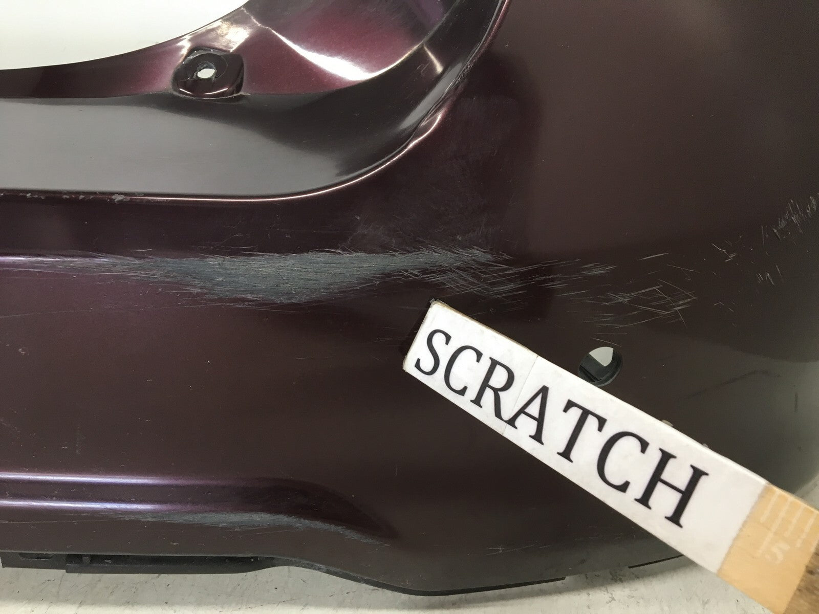 Rear Upper Bumper Cover Ford Edge SE SEL Limited Sport w/Sensor Holes 11-14 OEM2